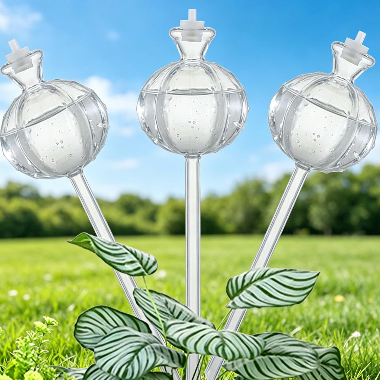Plant Watering Globe - Self-Watering Globes 3 Pieces Slow-Release Vacation