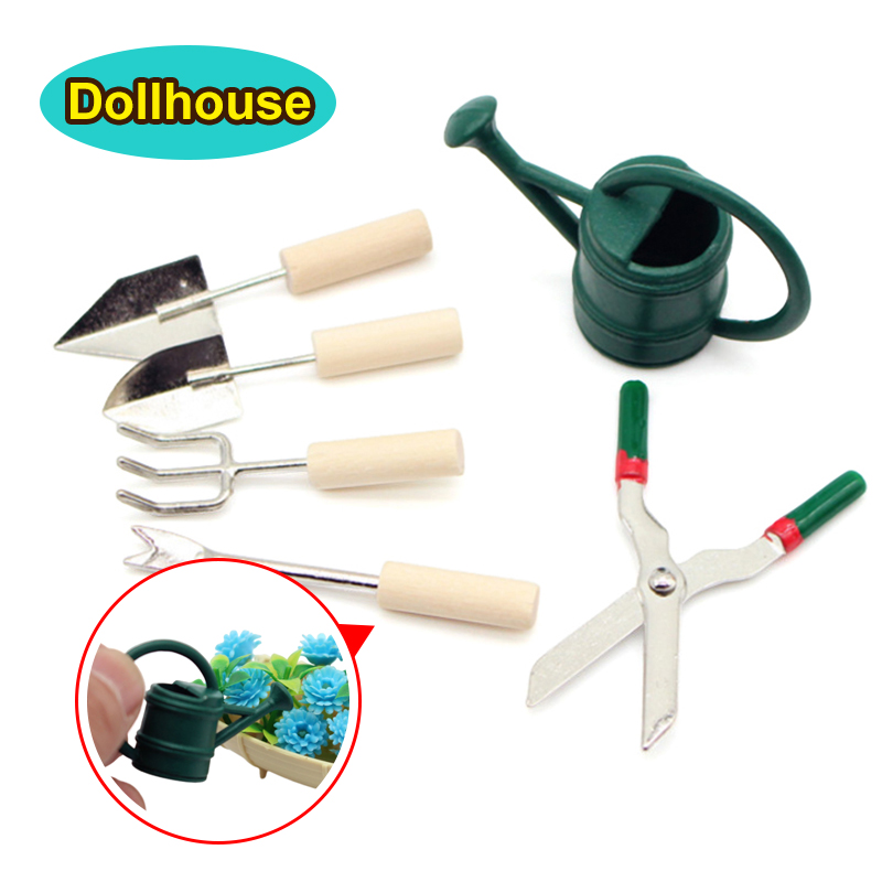 Smart Garden Mini - 1/12 Dollhouse Simulation Watering Can Spade