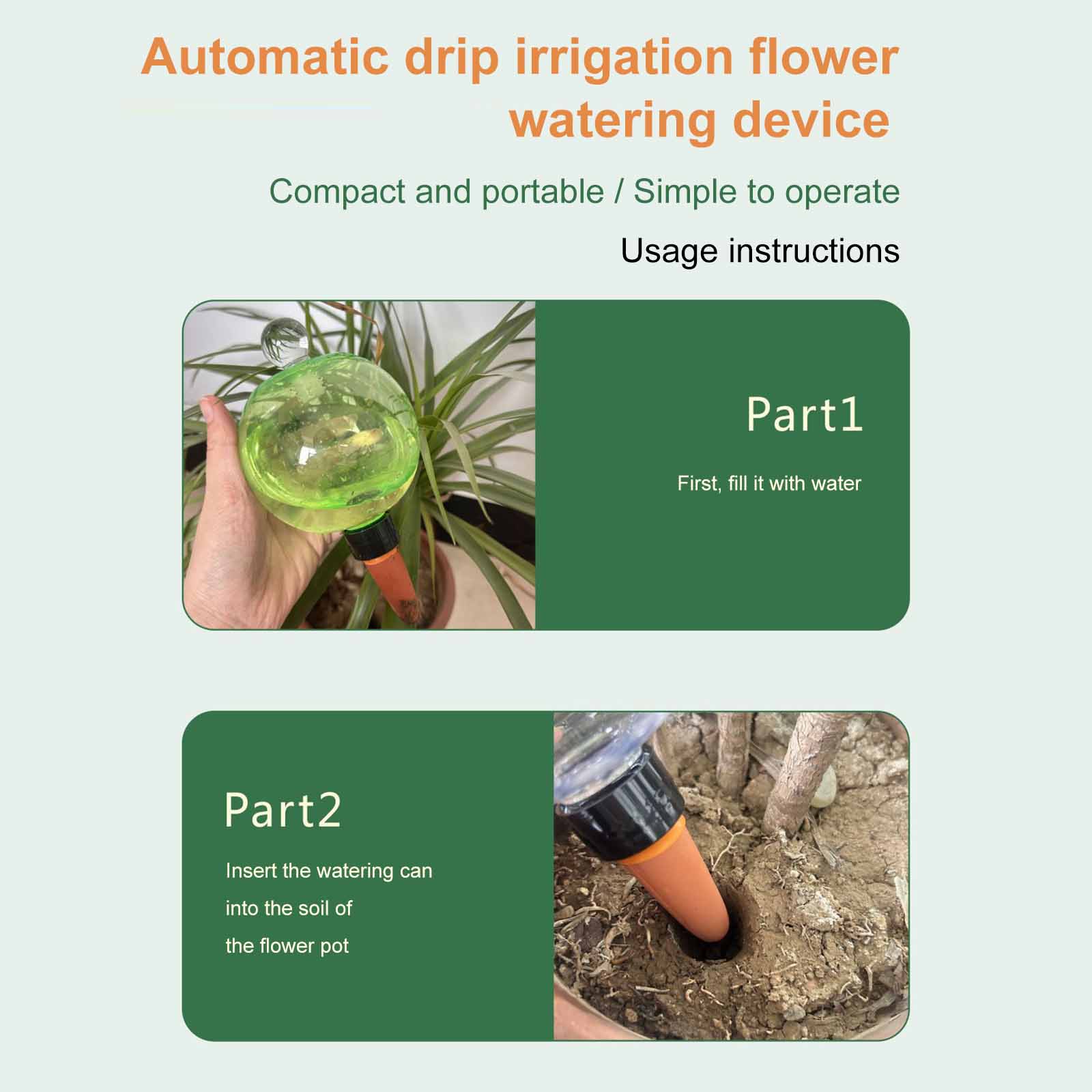 Plant Watering Globe - Self Watering Globes 500ML Automatic Plant