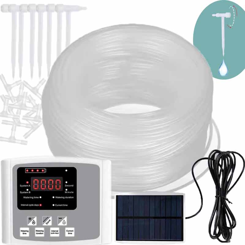 Automatic Solar Energy Drip Ir - đánh giá và giá Smart Garden Timer