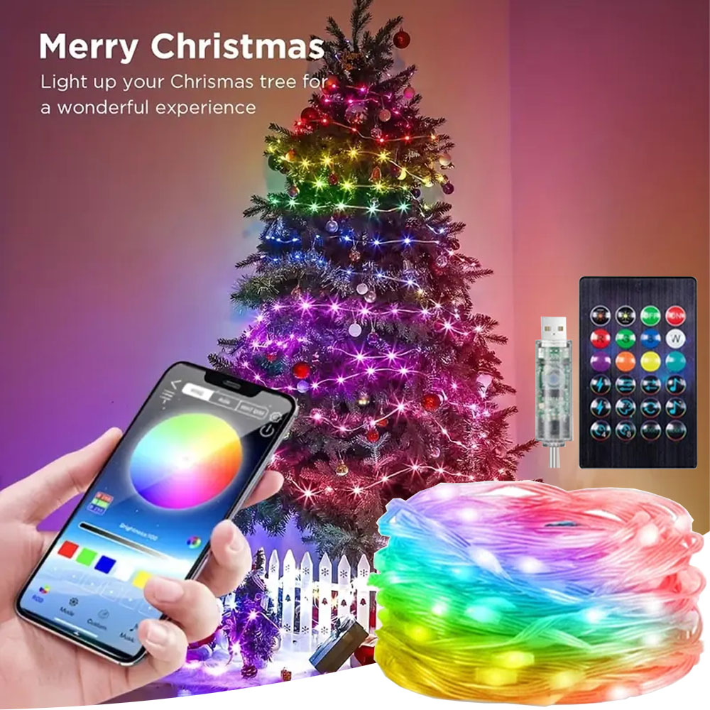 RGBIC Smart String Lights USB  - đánh giá và giá Smart Garden Festoon Lights