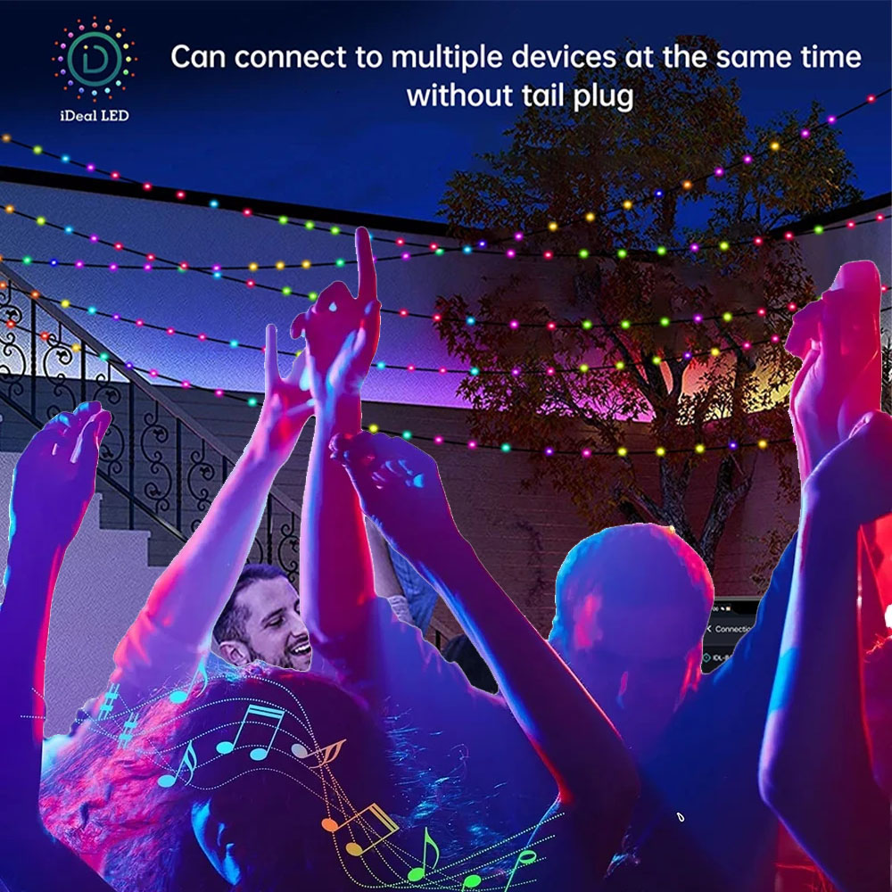 RGBIC Smart String Lights USB  - đánh giá và giá Smart Garden Festoon Lights