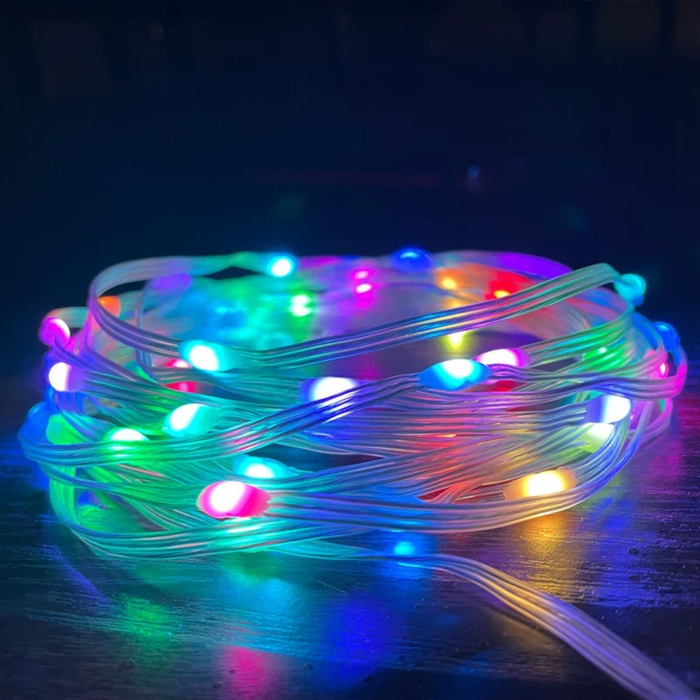 RGBIC Smart String Lights USB  - đánh giá và giá Smart Garden Festoon Lights