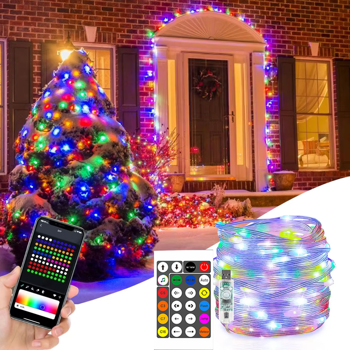 Led Fairy Light Strip Christma - đánh giá và giá Smart Garden Festoon Lights