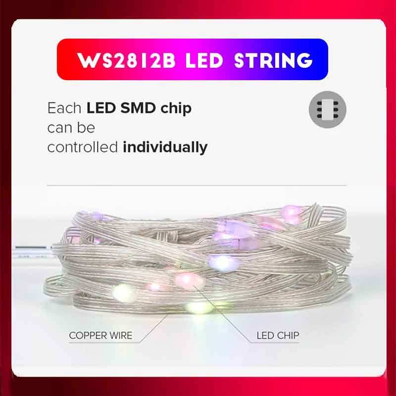 Led Fairy Light Strip Christma - đánh giá và giá Smart Garden Festoon Lights