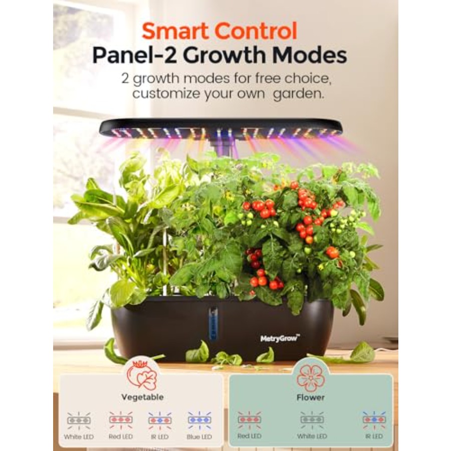 MG-15 Hydroponic Growing Syste - đánh giá và giá Smart Pod Garden
