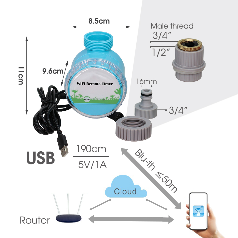 30-50M Smart Garden Watering S - đánh giá và giá Smart Garden Timer