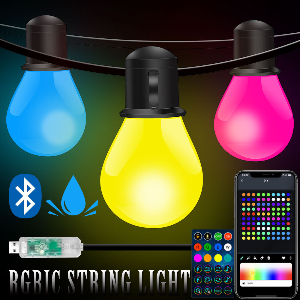 Smart WIFI and Bluetooth G40 L - đánh giá và giá Smart Garden Festoon Lights