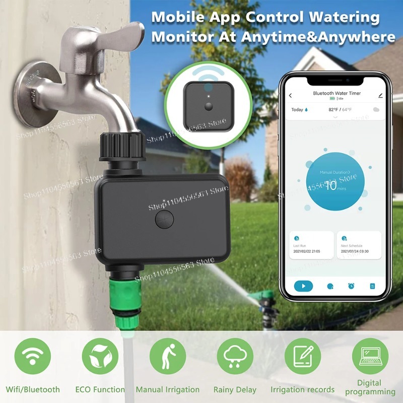 Smart WiFi Garden Watering Tim - đánh giá và giá Smart Garden Timer