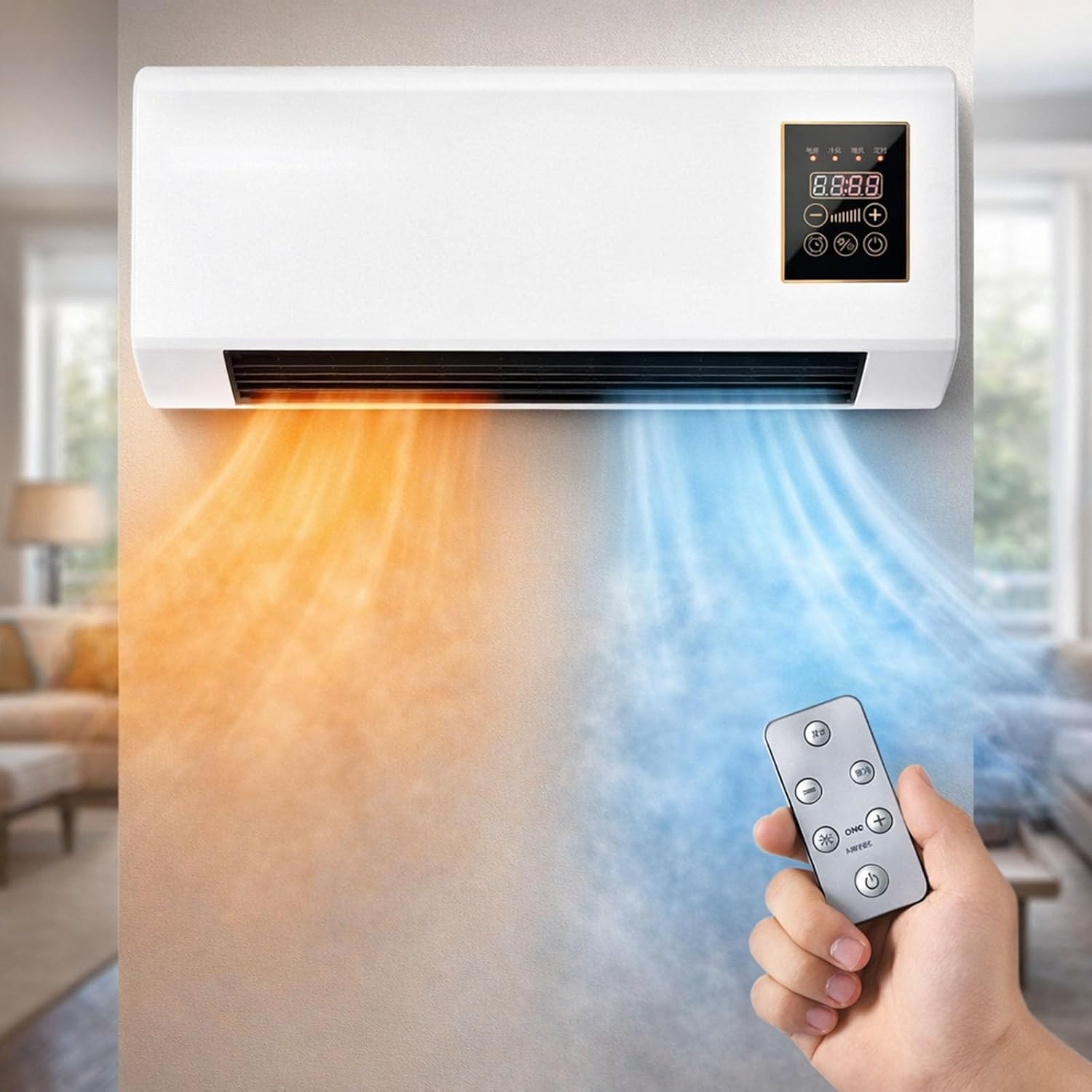 Portable Wall-Mounted Air Cond - đánh giá và giá Smart Garden Mini