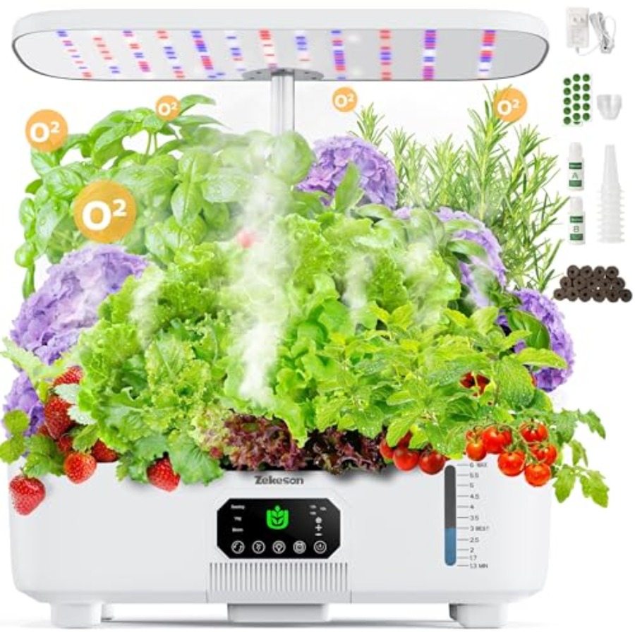Indoor smart herb garden plant - đánh giá và giá Smart Pod Garden