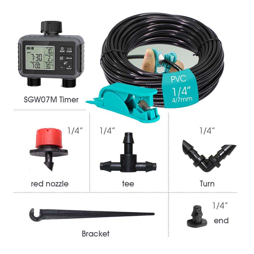 Dual Zone Independent Display  - đánh giá và giá Smart Garden Timer