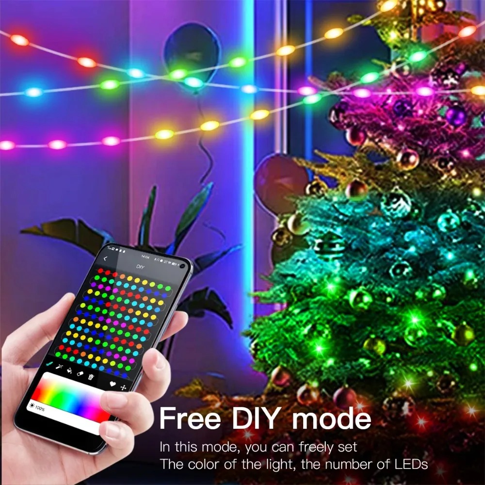 USB Bluetooth Smart LED Festoo - đánh giá và giá Smart Garden Festoon Lights
